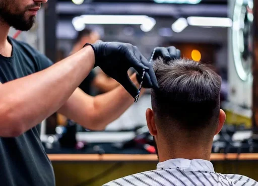 ¿Que % de mujeres y hombres van regularmente a la peluquería?