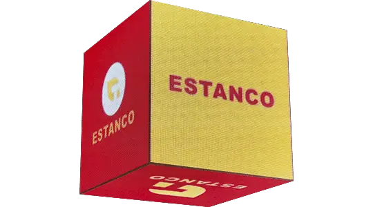 banderola cubo