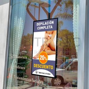 pantalla escaparate estetica sevilla