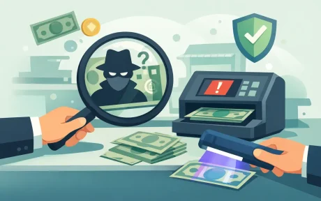 Cómo detectar billetes falsos en tu comercio