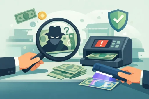 Cómo detectar billetes falsos en tu comercio